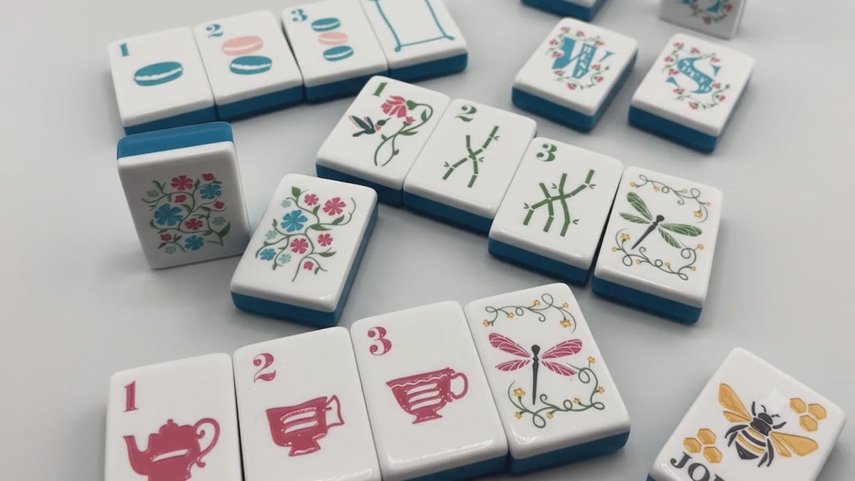 French Cafe American Mahjong Tiles