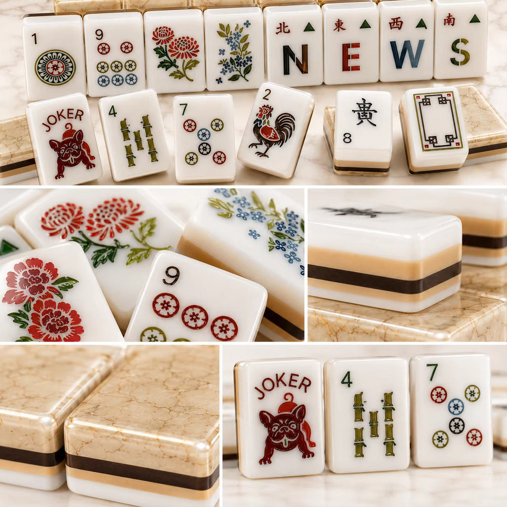 Pugnacious American Mahjong Tiles