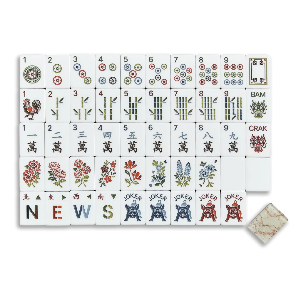 Pugnacious American Mahjong Tiles