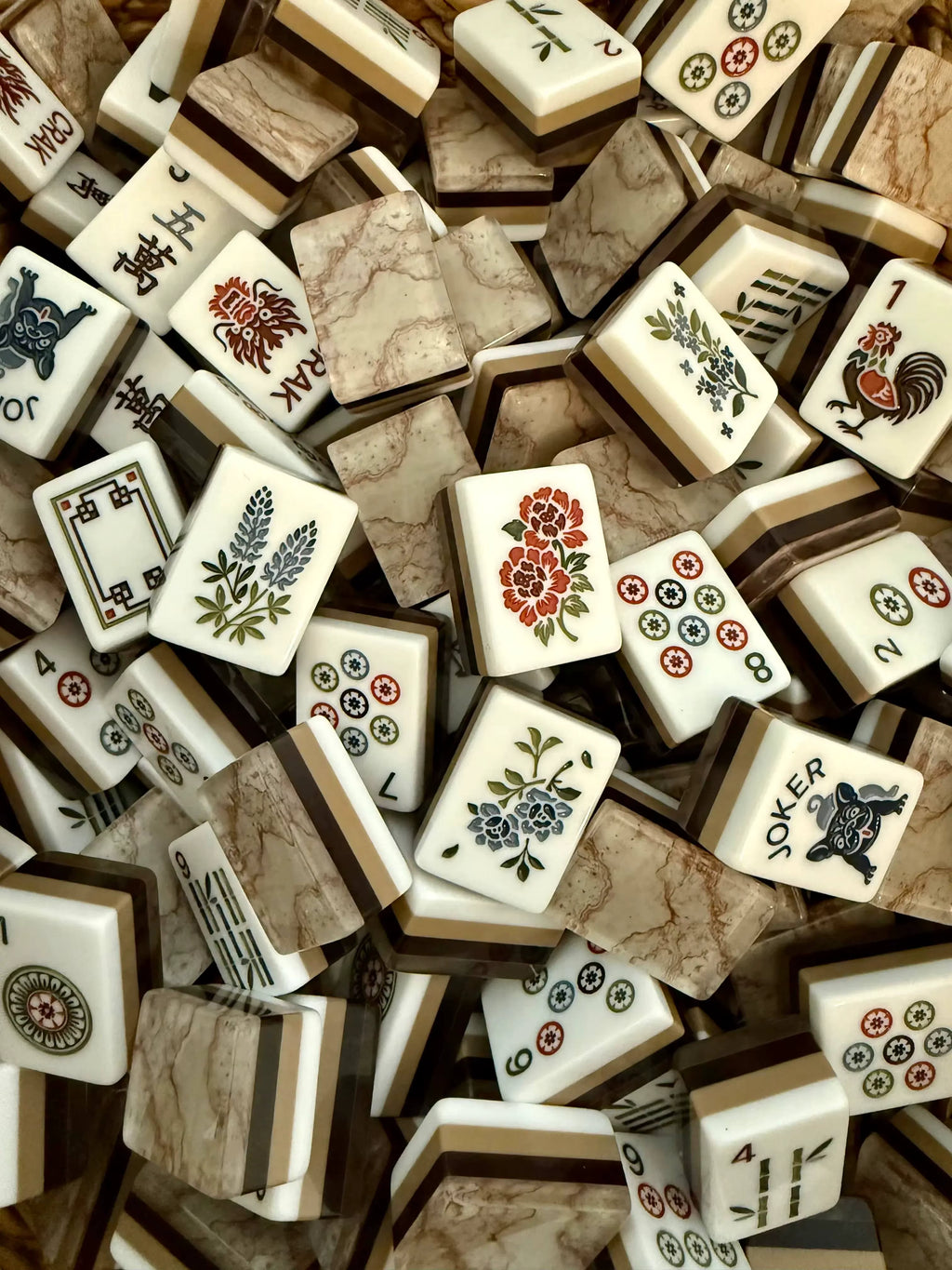 Pugnacious American Mahjong Tiles