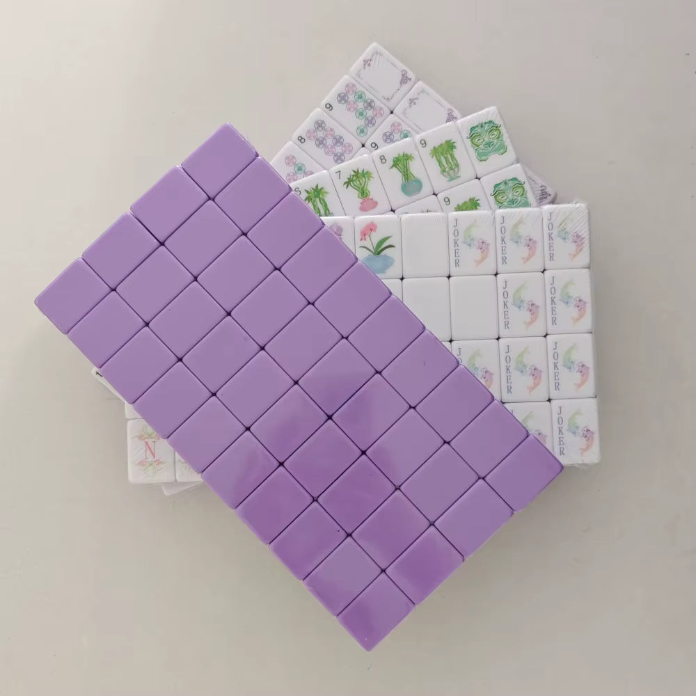 Lavender for Days American Mahjong Tile Set