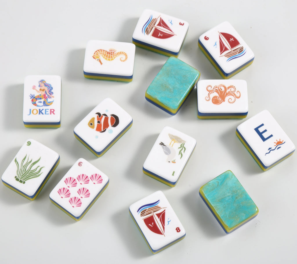 It's Not Far Down to Paradise American Mahjong Tile Set