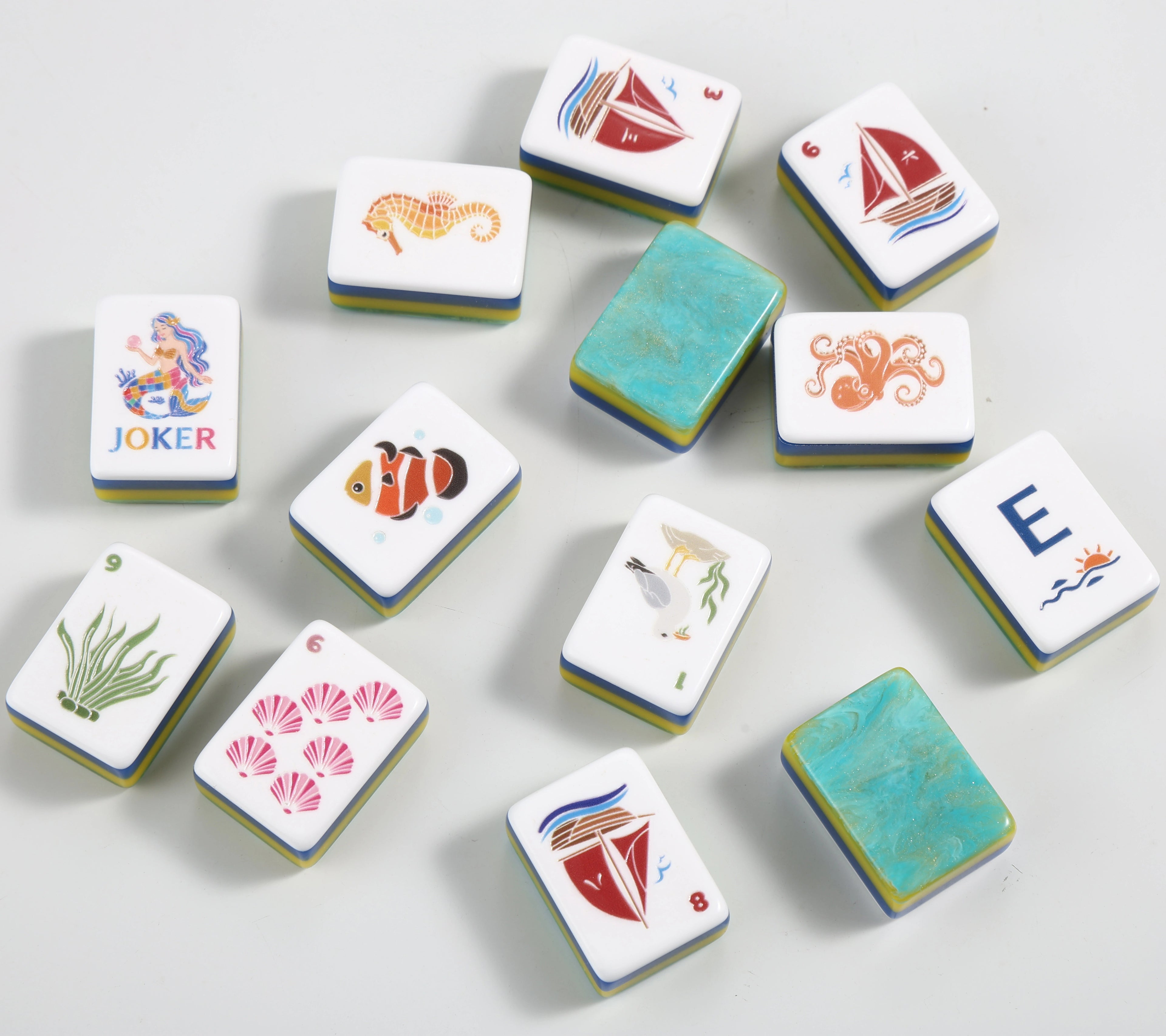 It's Not Far Down to Paradise American Mahjong Tile Set