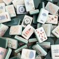 Toes in  the Sand Mahjong Tiles