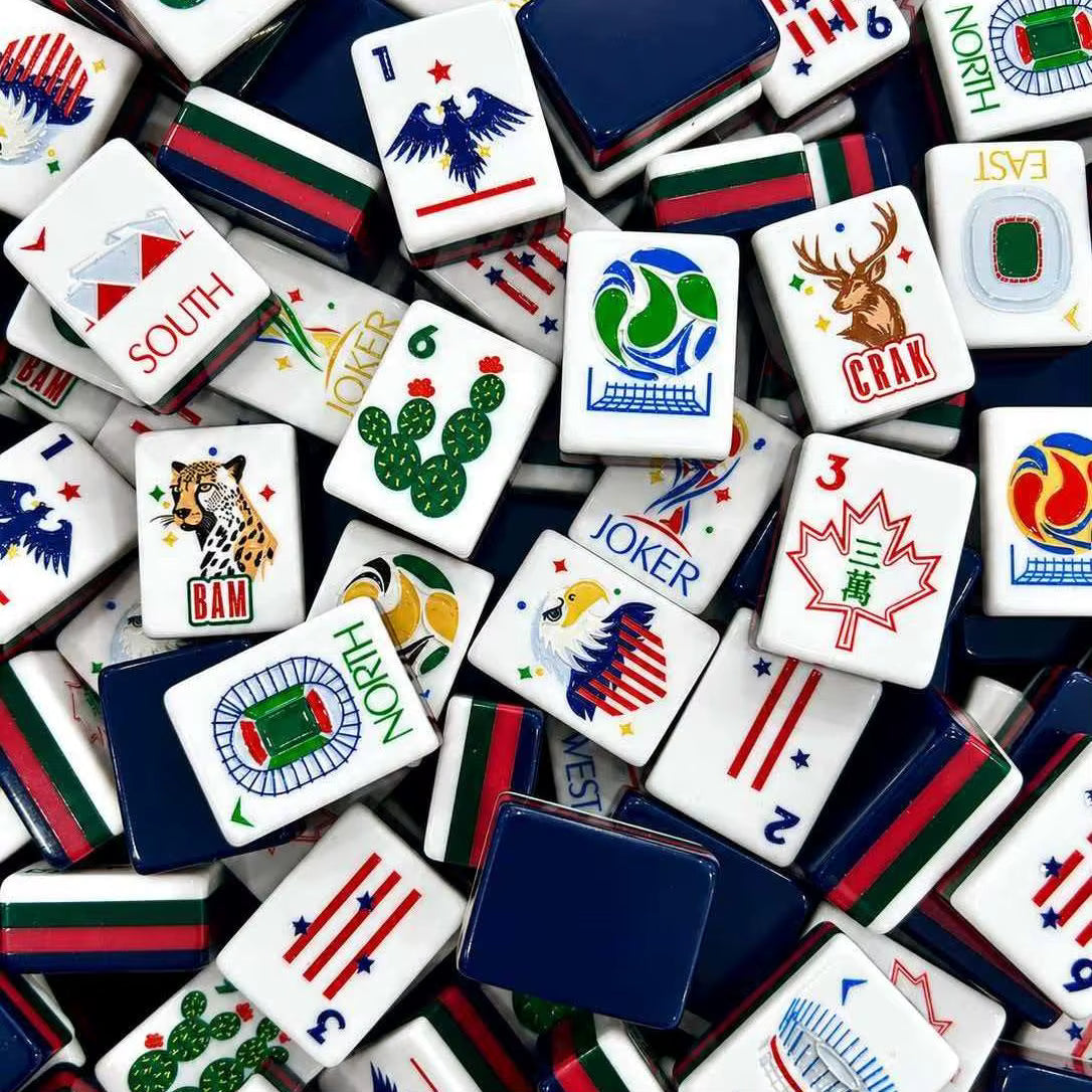 Soccer Style American Mahjong Tiles