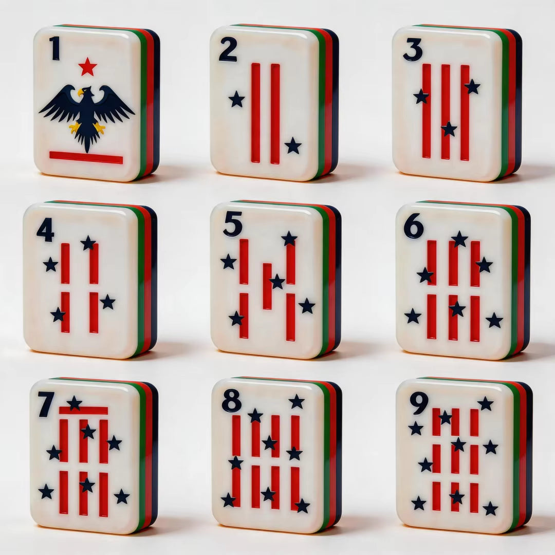 Soccer Style American Mahjong Tiles