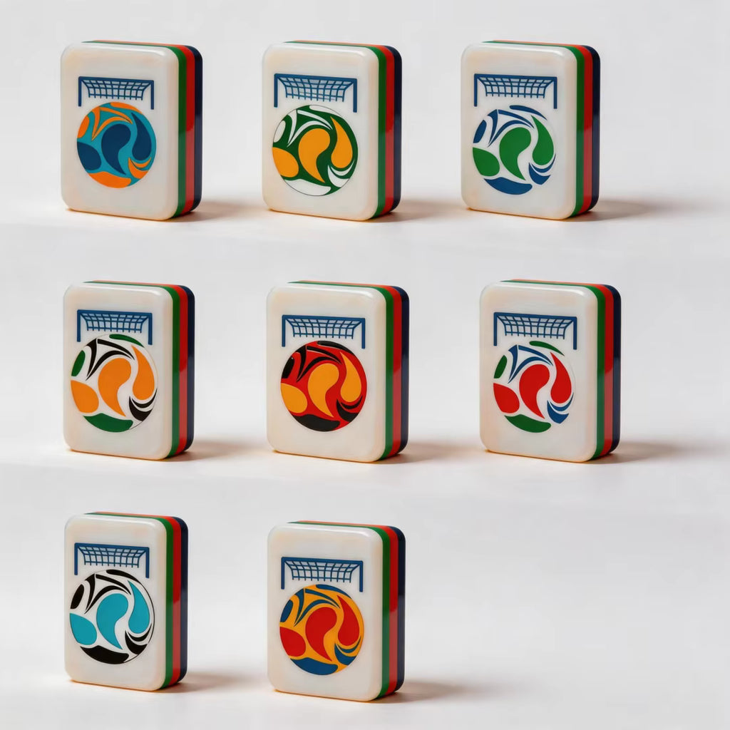 Soccer Style American Mahjong Tiles