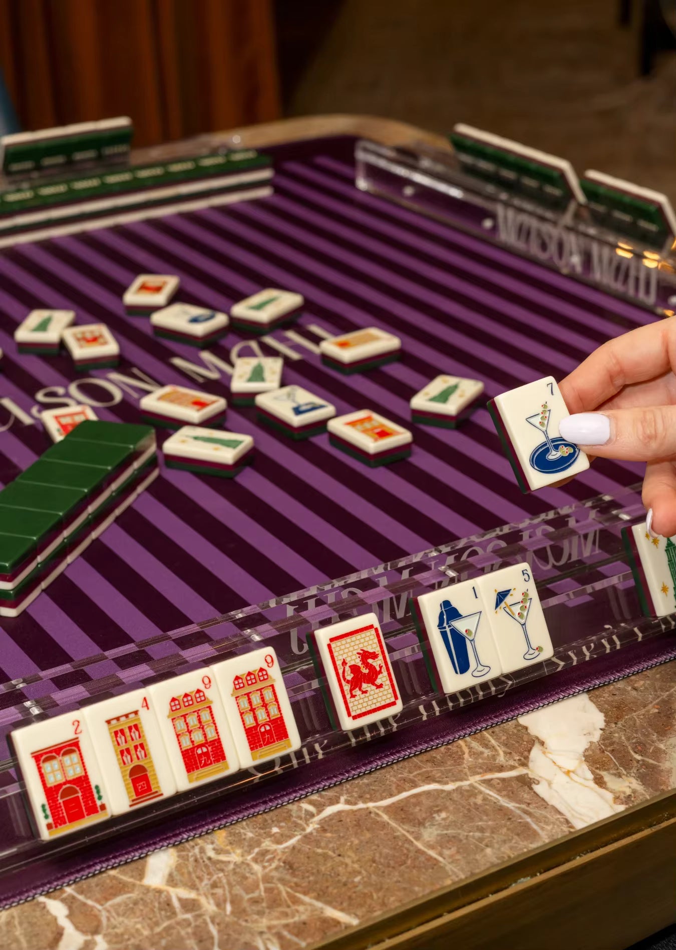Start Speading the News American Mahjong Tiles