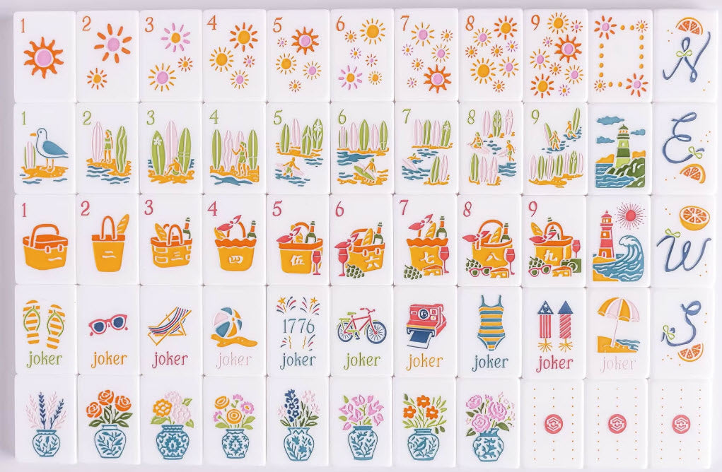 Surf's Up XL Mahjong Tiles