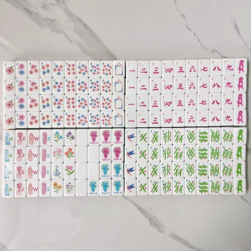 Sunshine and Puppies American Mahjong Tiles