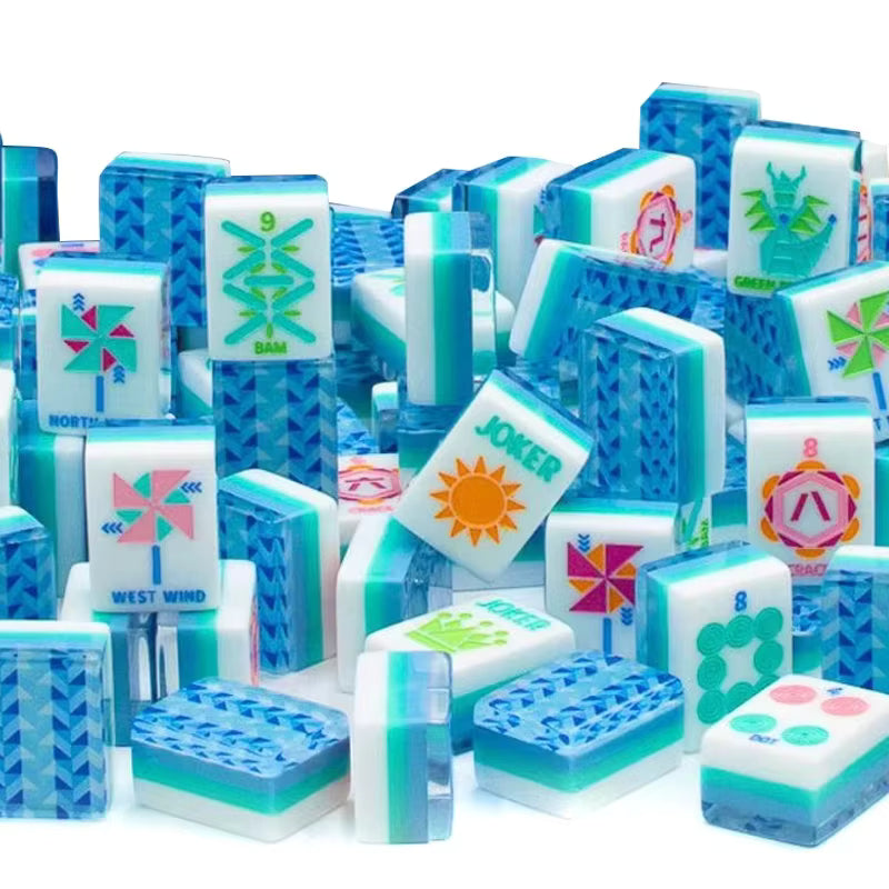 Pinwheel Paradise American Mahjong Tiles