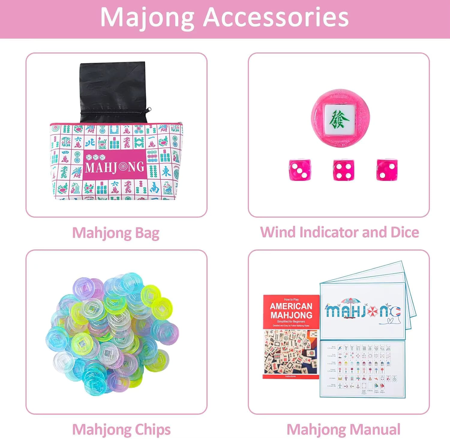 Vacation Time American Mahjong Tile Set