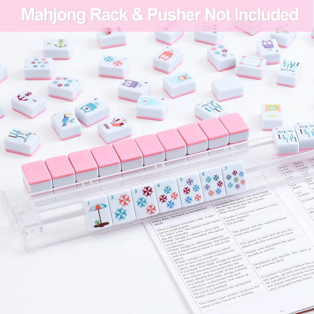 Vacation Time American Mahjong Tile Set