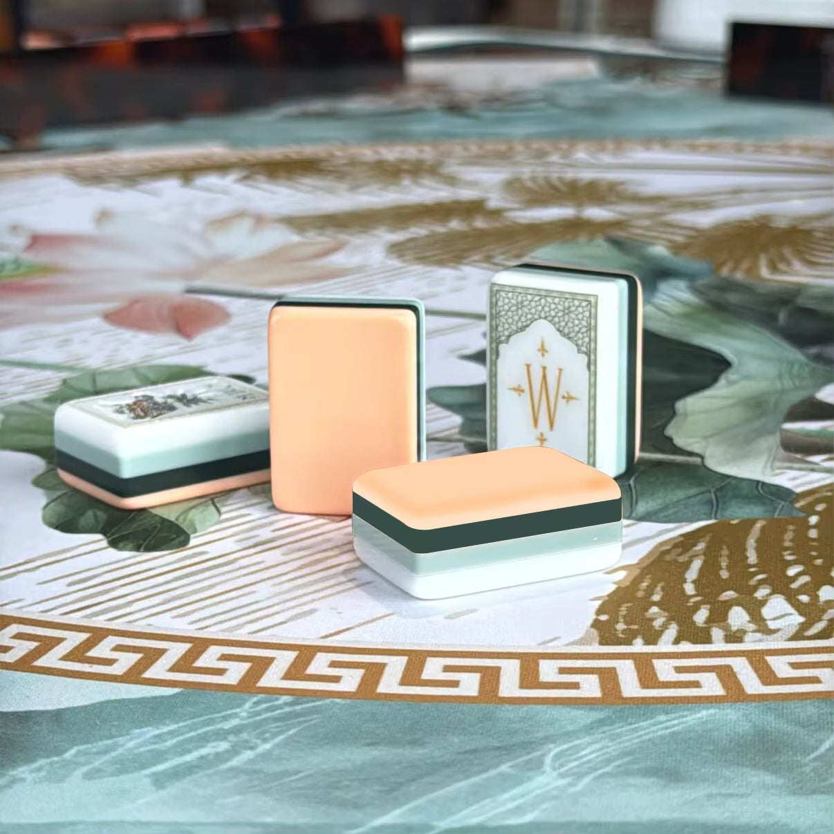 White Lotus American Mahjong Tiles