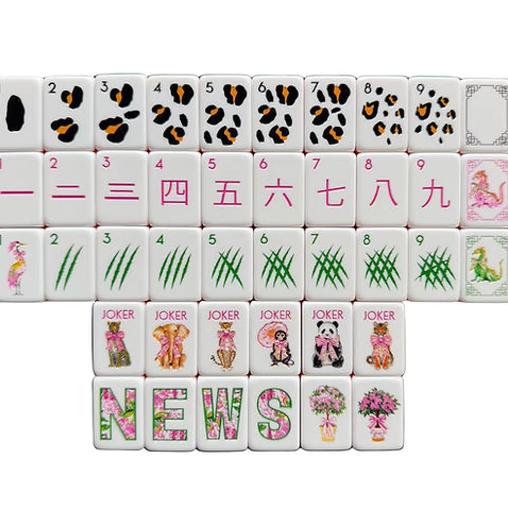 Here Kitty Kitty American Mahjong Tiles