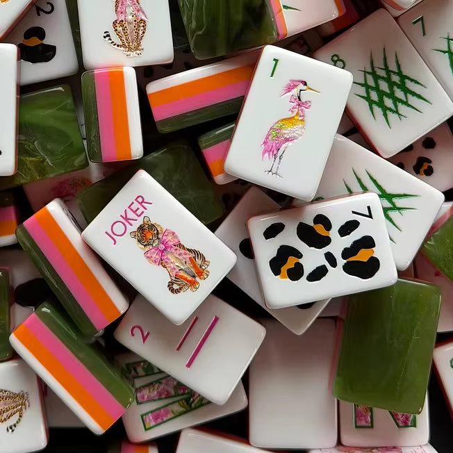 Here Kitty Kitty American Mahjong Tiles