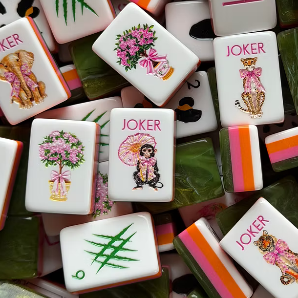 Here Kitty Kitty American Mahjong Tiles
