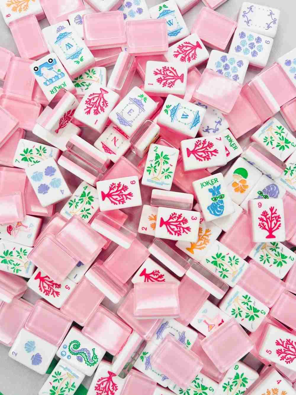 Zanzibar Vacation American Mahjong Tile Set